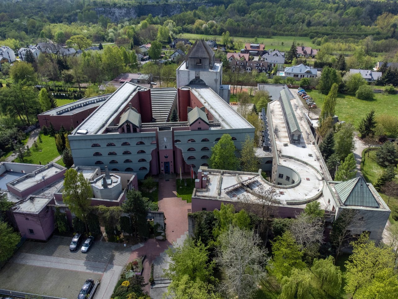Seminarium Zmartwychwstańców z lotu ptaka